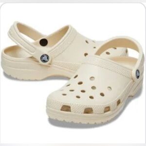 NEW- Crocs. CLASSIC CLOG. Color: Bone. Unisex. M4/W6
